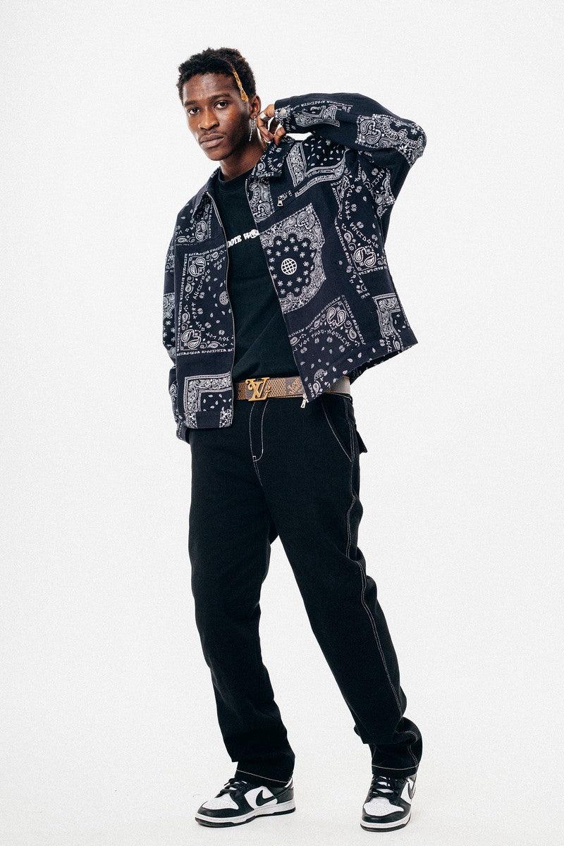 Antidote Embroidered Logo Loose Trousers