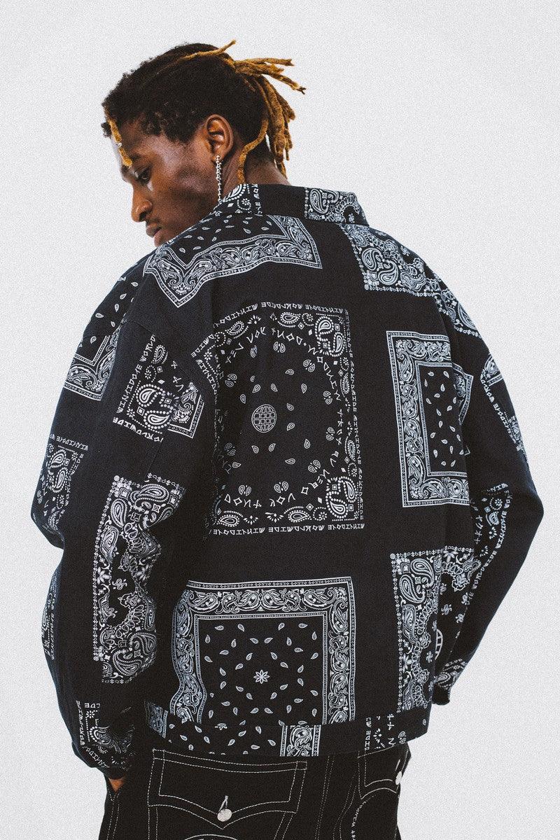 Antidote Bandana Loose Print Jacket - UK Only