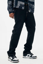 Antidote Embroidered Logo Loose Trousers