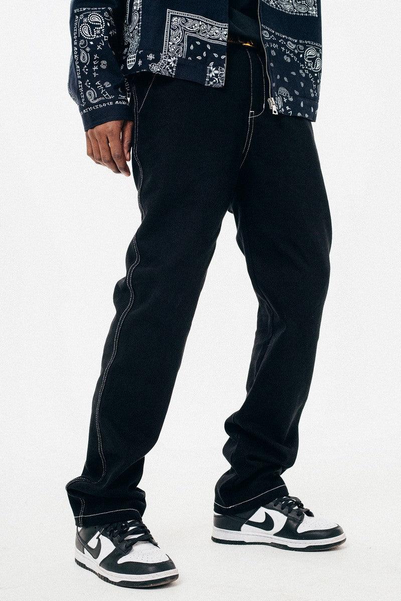 Antidote Embroidered Logo Loose Trousers