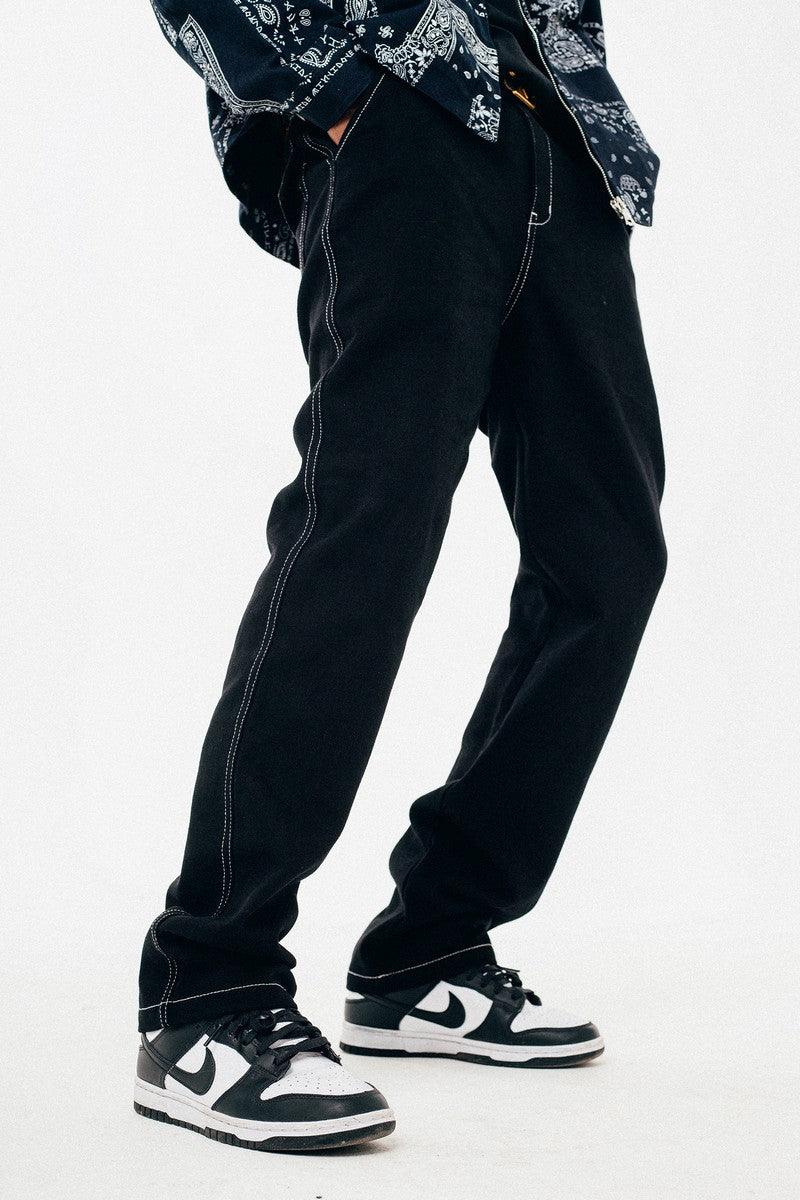 Antidote Embroidered Logo Loose Trousers