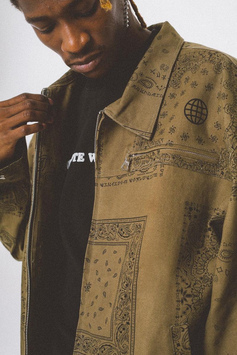 Antidote Bandana Loose Print Jacket - UK Only
