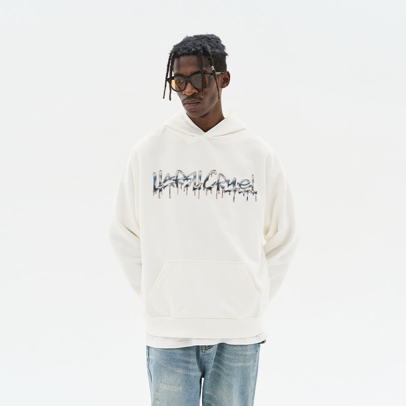 H/C Metal Liquid Graffiti Printed Hoodie