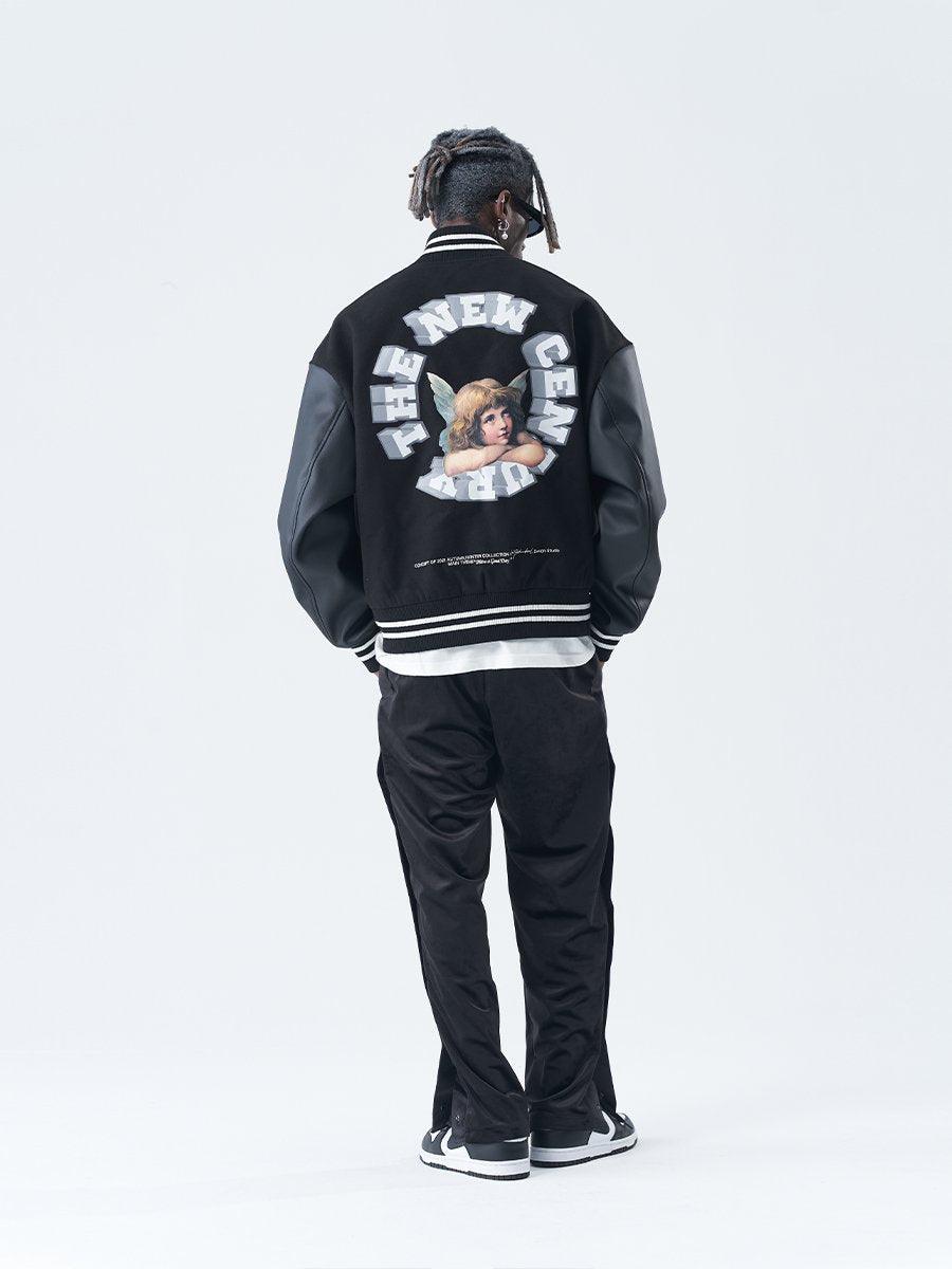 H/C 3D Angel Ring Varsity Jacket - UK Only
