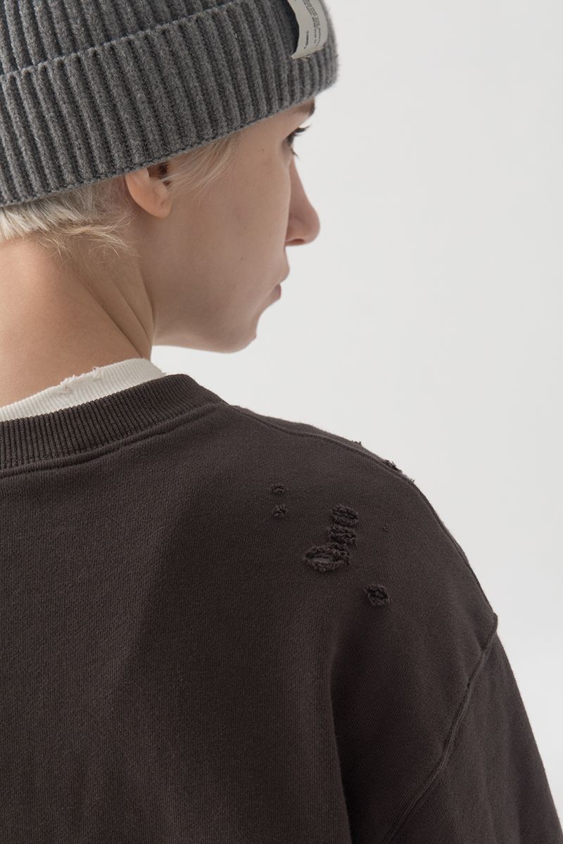 THINGY Distressed Remodeling Sweater