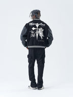 H/C Angel Embroidered Varsity Jacket - UK Only
