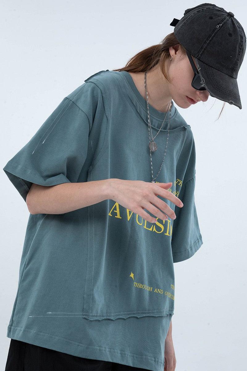 Center of Rotation Retro Irregular Tee