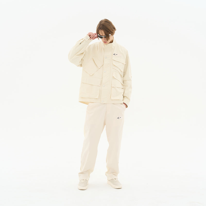 H/C Asymmetrical Multi-Pocket Functional Jacket