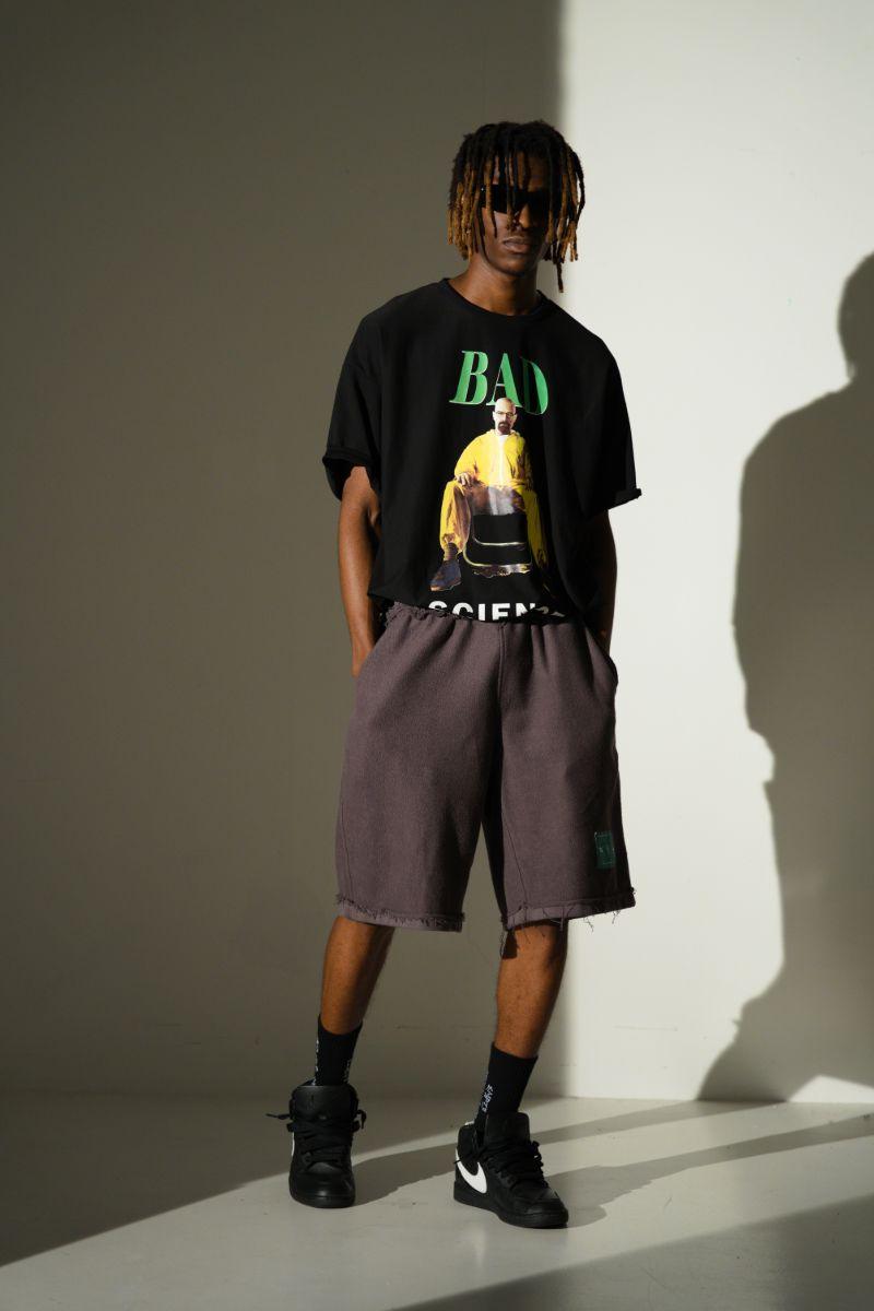 Empty Reference Raw Knitted Shorts