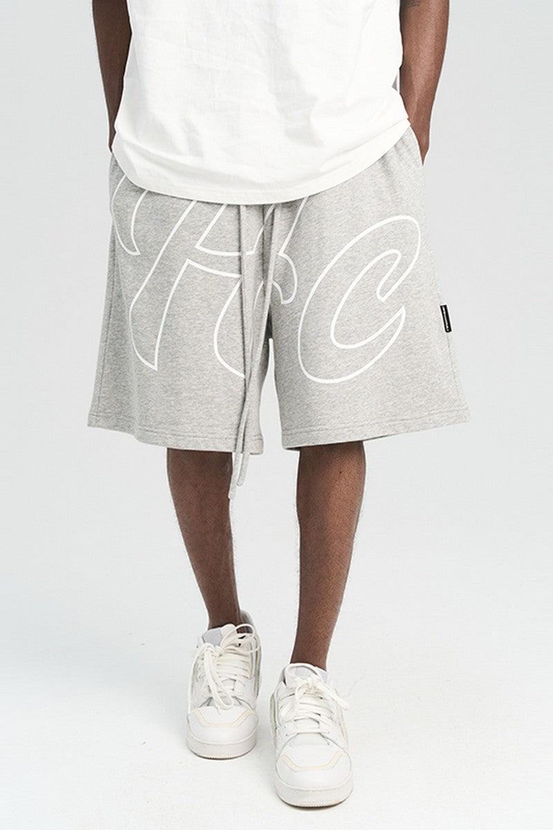 Handwritten Logo Printed Shorts
