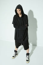 Unknown World Layered Washed Hoodie