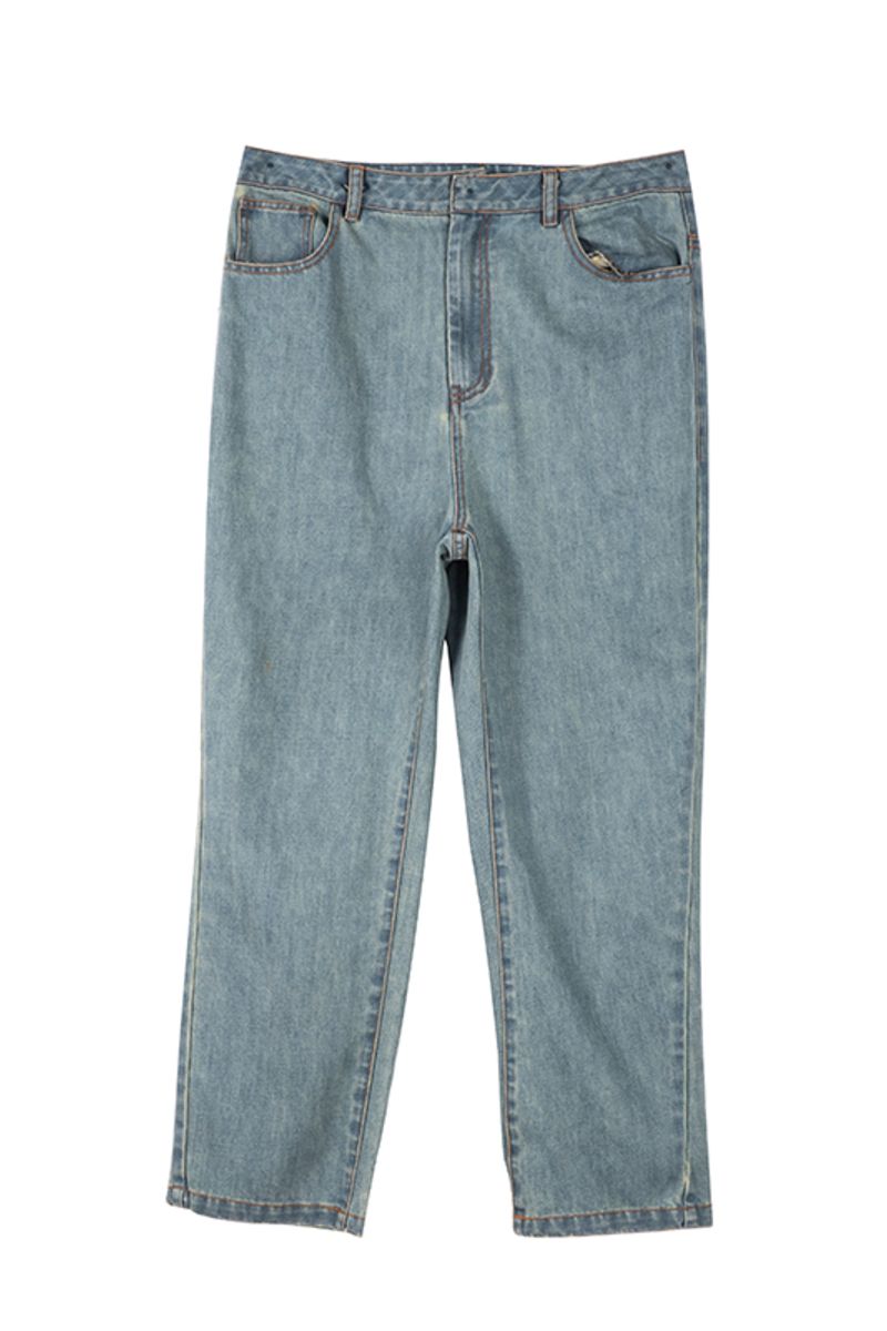 THINGY Blue Straight Jeans