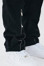 Antidote Front Zipper Straight Pants