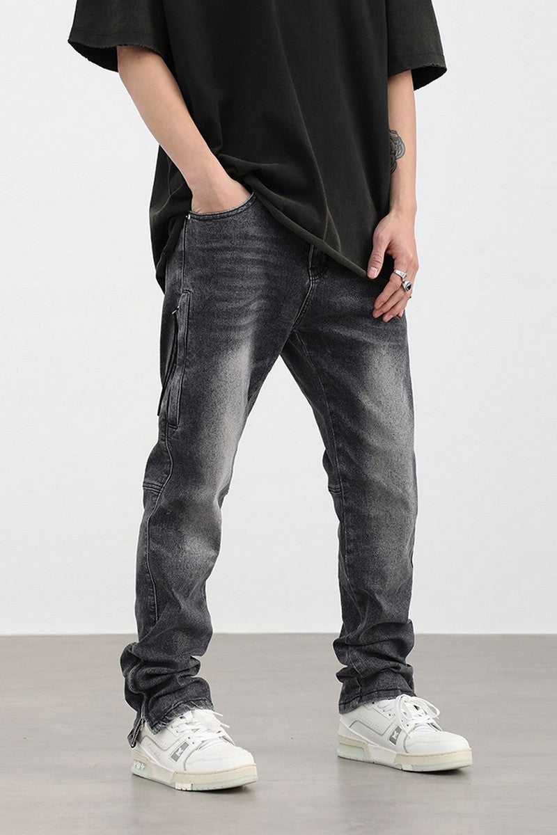 Zipper Regular Jeans