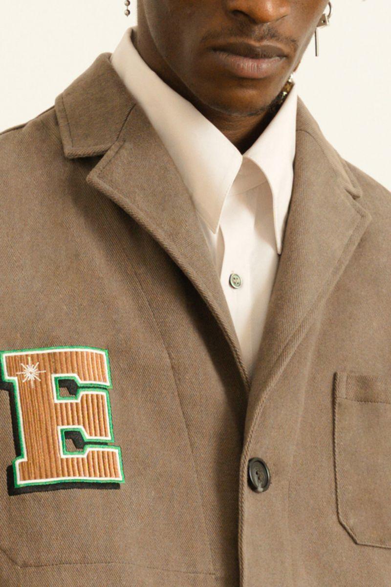 Empty Reference Embroidery Logo Suit Jacket