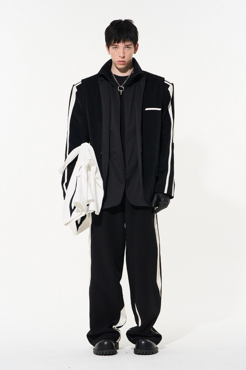 Folded Stitching Suit