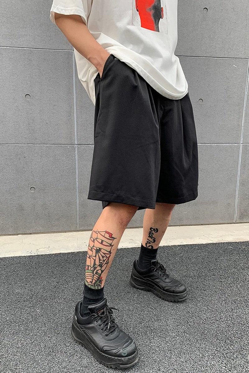 CZ Pleated Casual Shorts - UK Only
