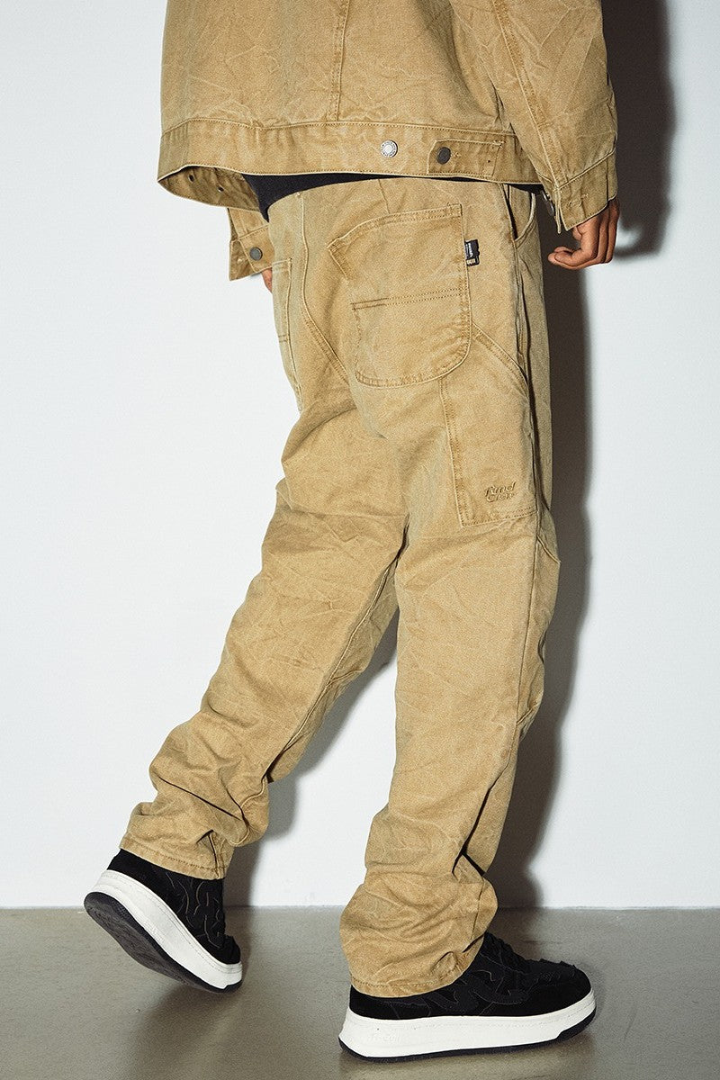 RMY Pleated Washed Jeans