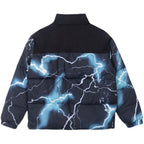 Empty Reference Lightnings Printed Down Jacket