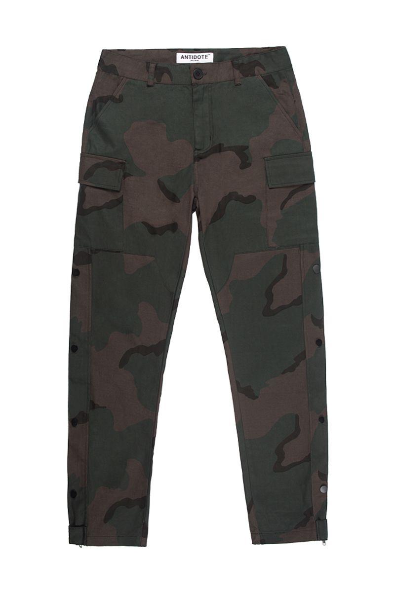 Antidote Camo Buttons Trousers
