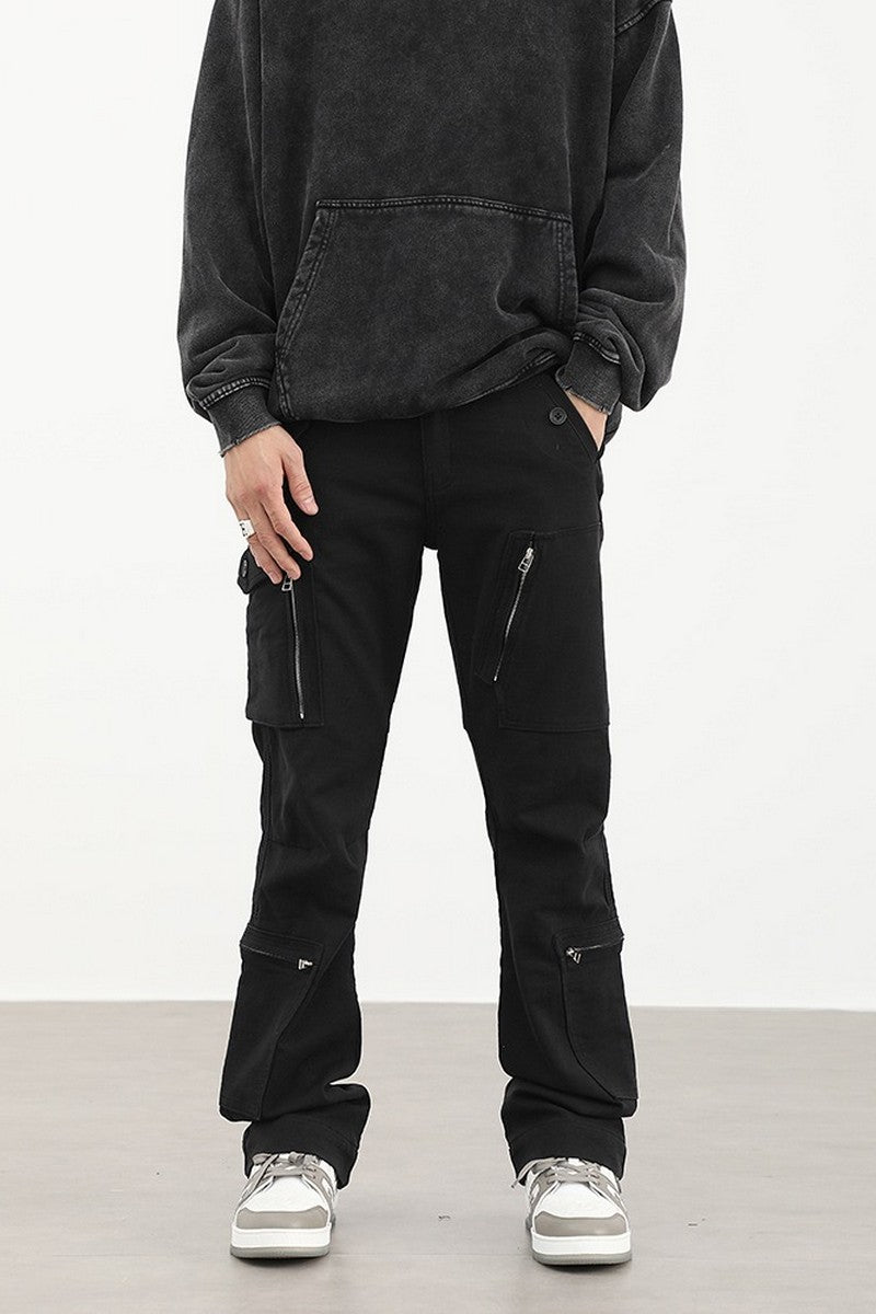 Multi Pocket Zip Trousers