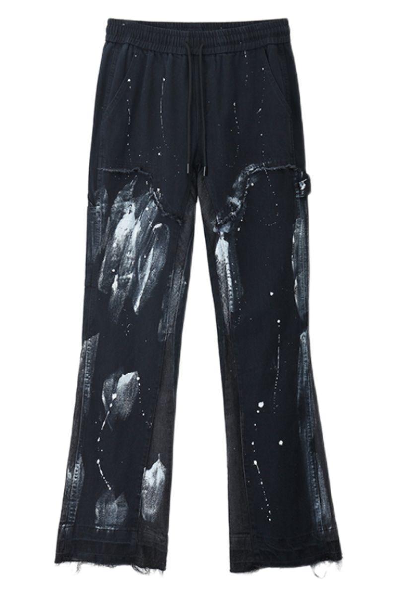 CZ Washed Ink Flared Jeans - UK Only