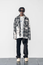 H/C Deconstructed Plaid Flannel Shirt - UK Only
