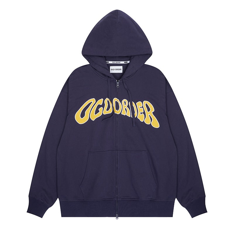 OO Logo Zip Up Hoodie