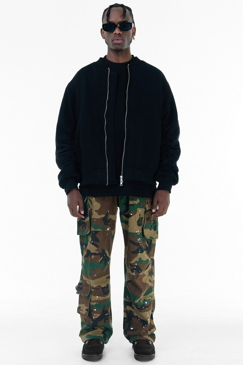 CZ Oversized Splash Ink Camo Trousers