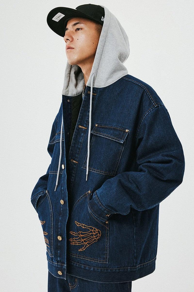 Antidote Logo Loose Jeans Jacket