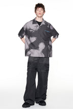 BNP Faces Print Cuban Shirt