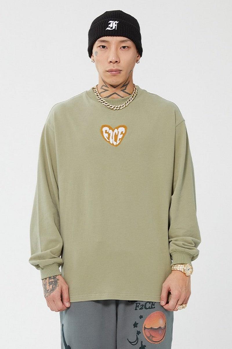 F2CE Heart Sherpa Logo L/S Tee