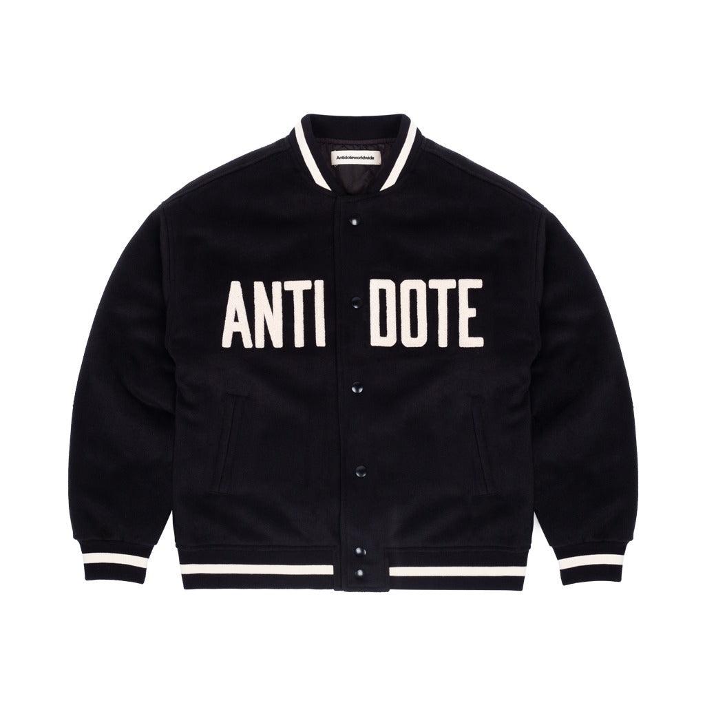 ANT Logo Woolen Embroidered Varsity Jacket