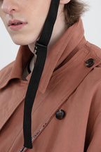 Mix7 Oblique Long Coat