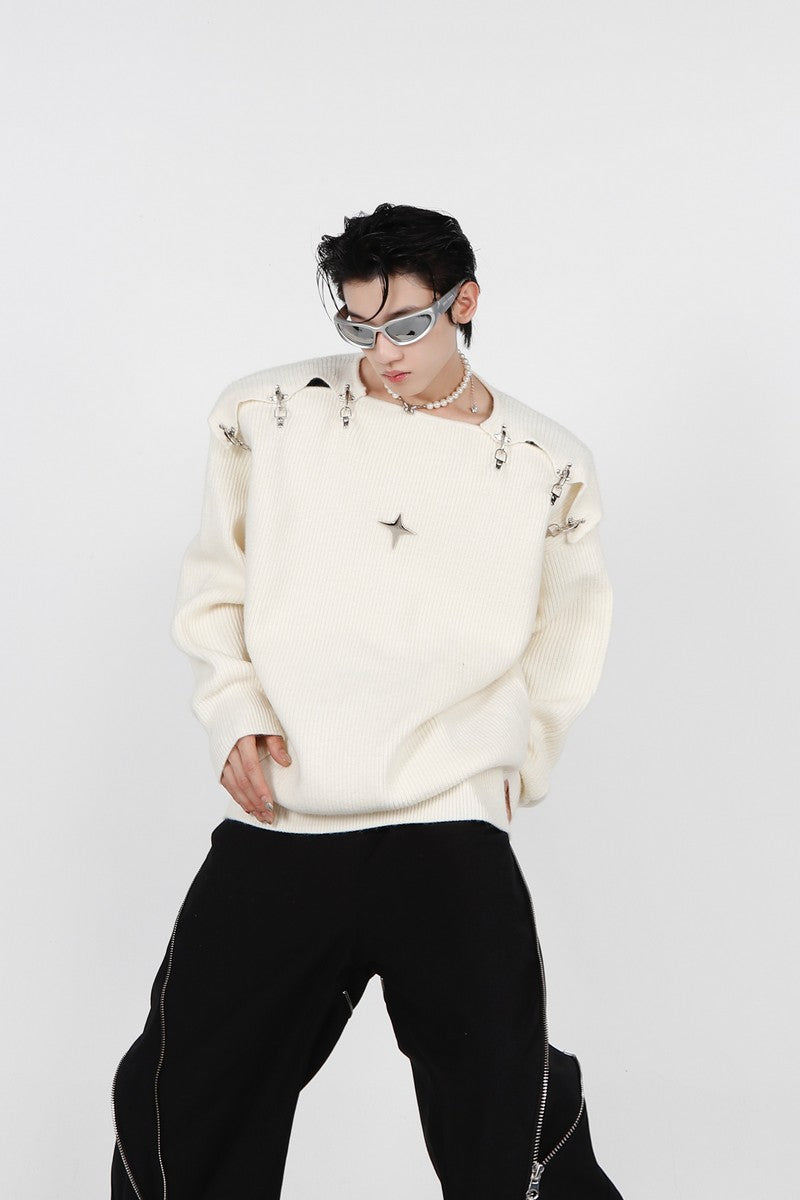 Knitted Logo Sweater