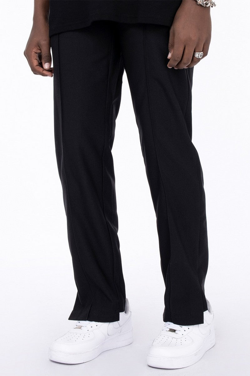 Slit Straight Trousers