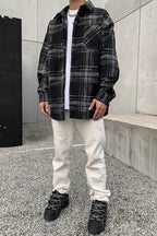 CZ Woolen Plaid Shirt