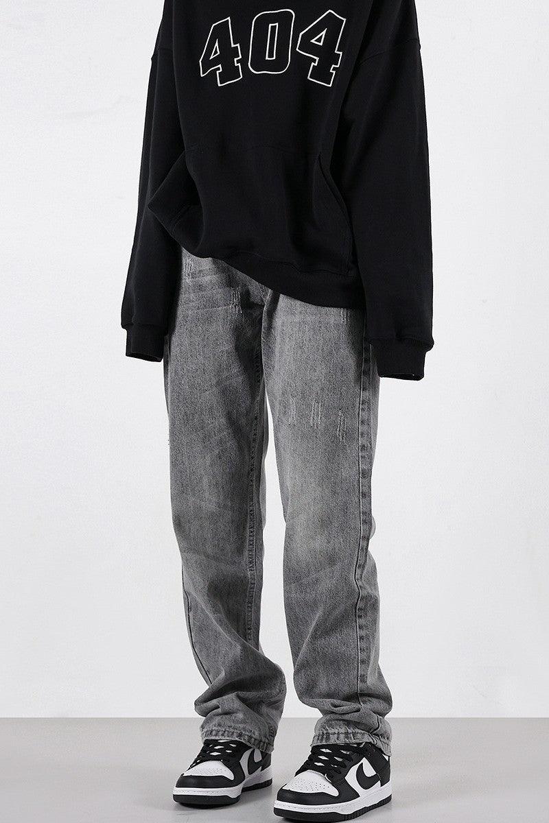 CZ Straight Loose Jeans