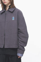 BNP Irregular Stitched Logo Jacket