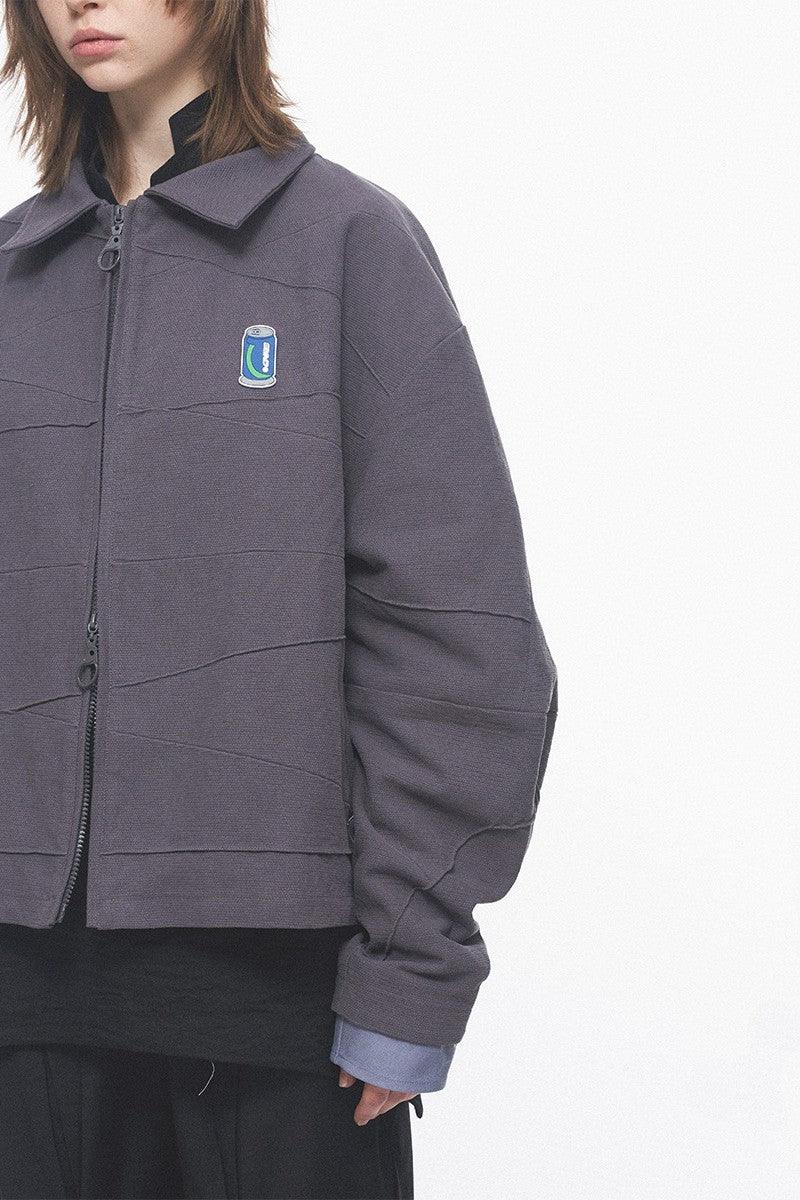 BNP Irregular Stitched Logo Jacket