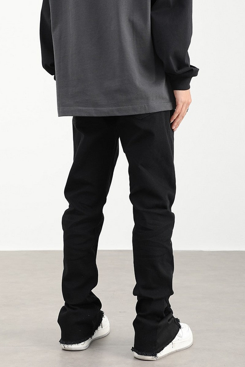Distressed Flared Jeans