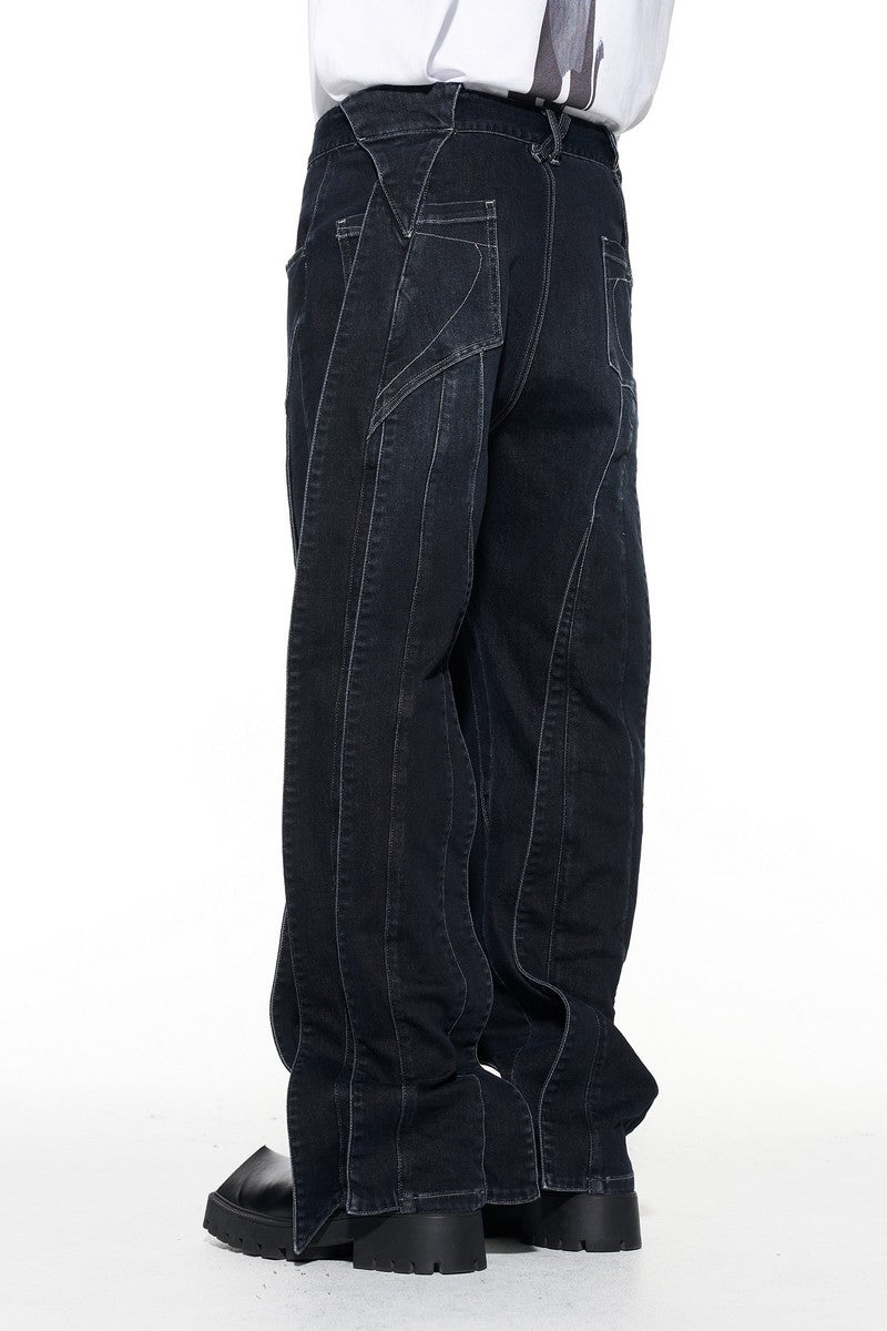 Layered Loose Jeans - EU Only