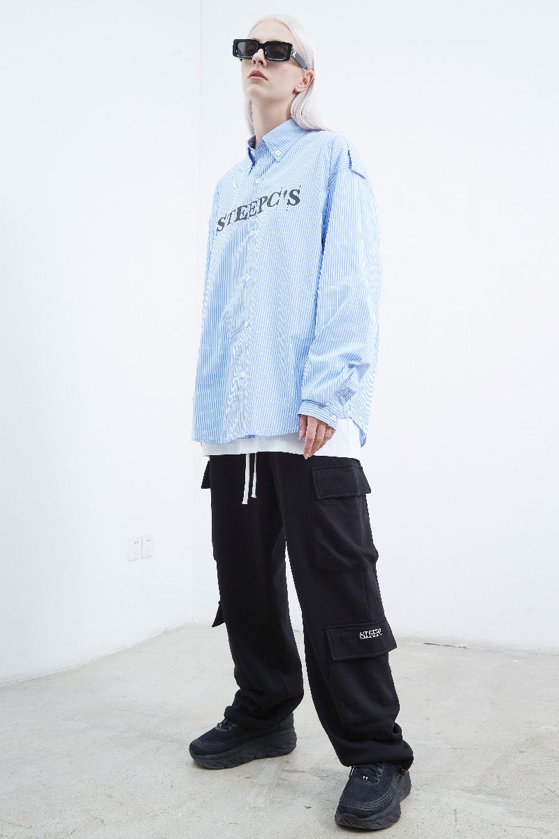 STEEPC Logo Printed L/S Shirt