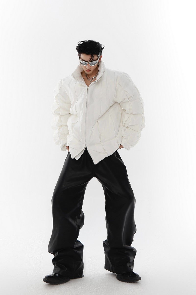 AC Pleated Zip Jacket