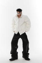 AC Pleated Zip Jacket