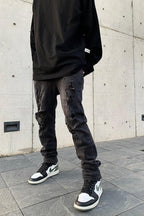 CZ Distressed Slim Fit Jeans