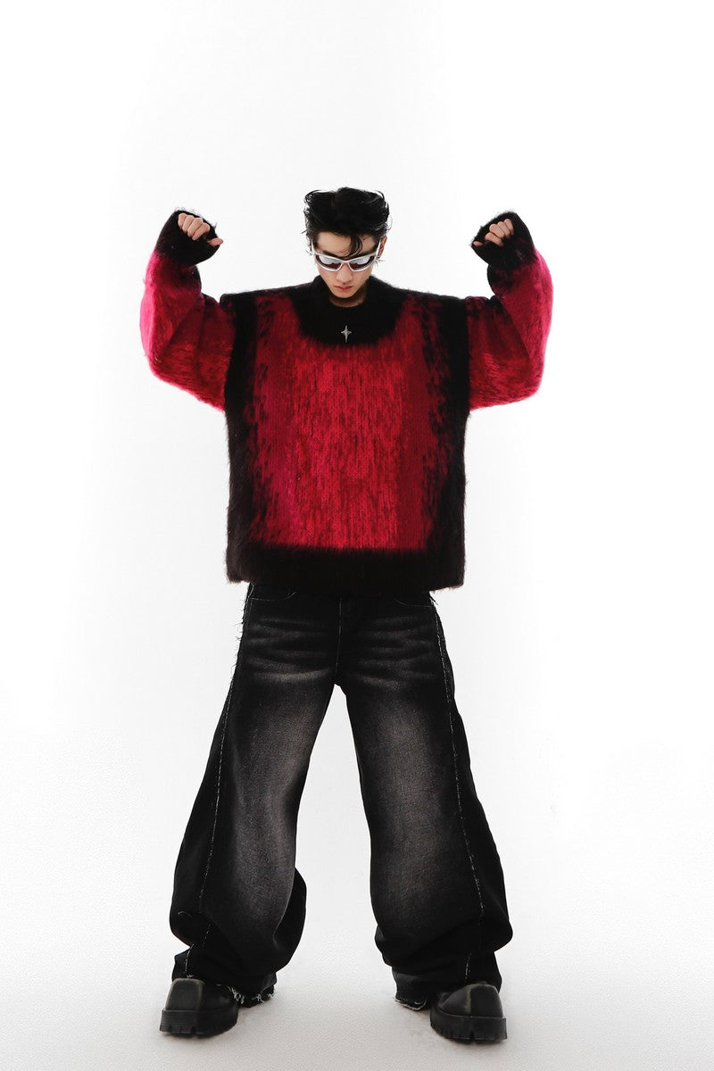 Tie Dyed Mohair Sweater