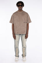 CZ Straight Ripped Jeans