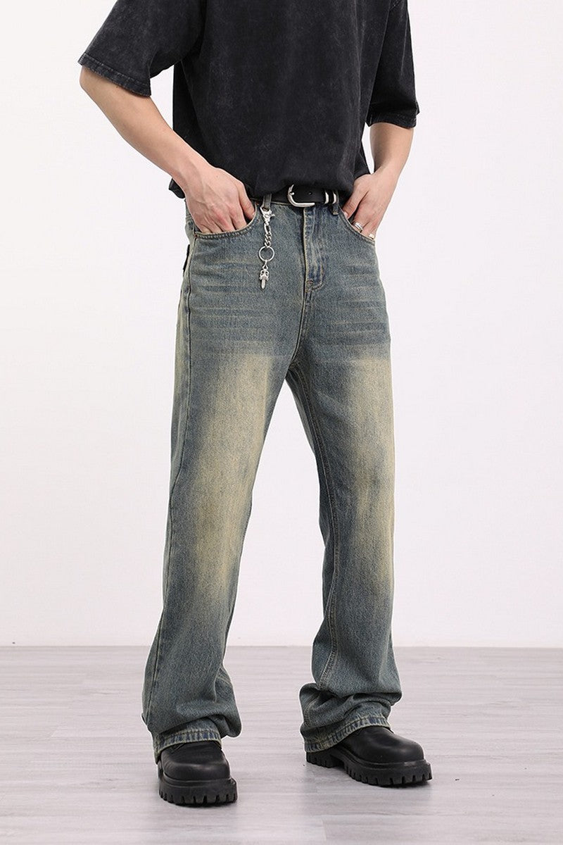Washed Yellow Mud Jeans