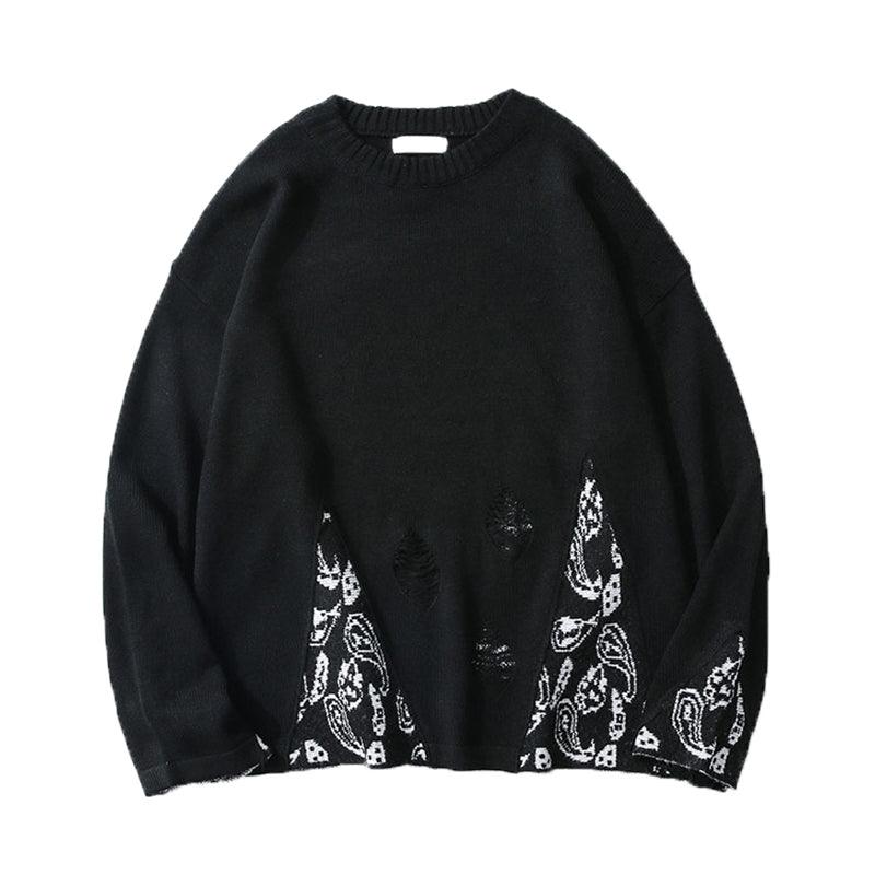 CZ Bandana Stitched Sweater